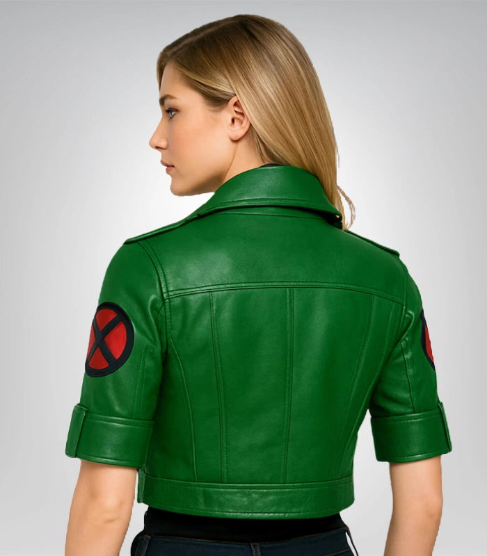 Women’s Rogue leather cosplay outfit – X-Men 97 inspired jacket