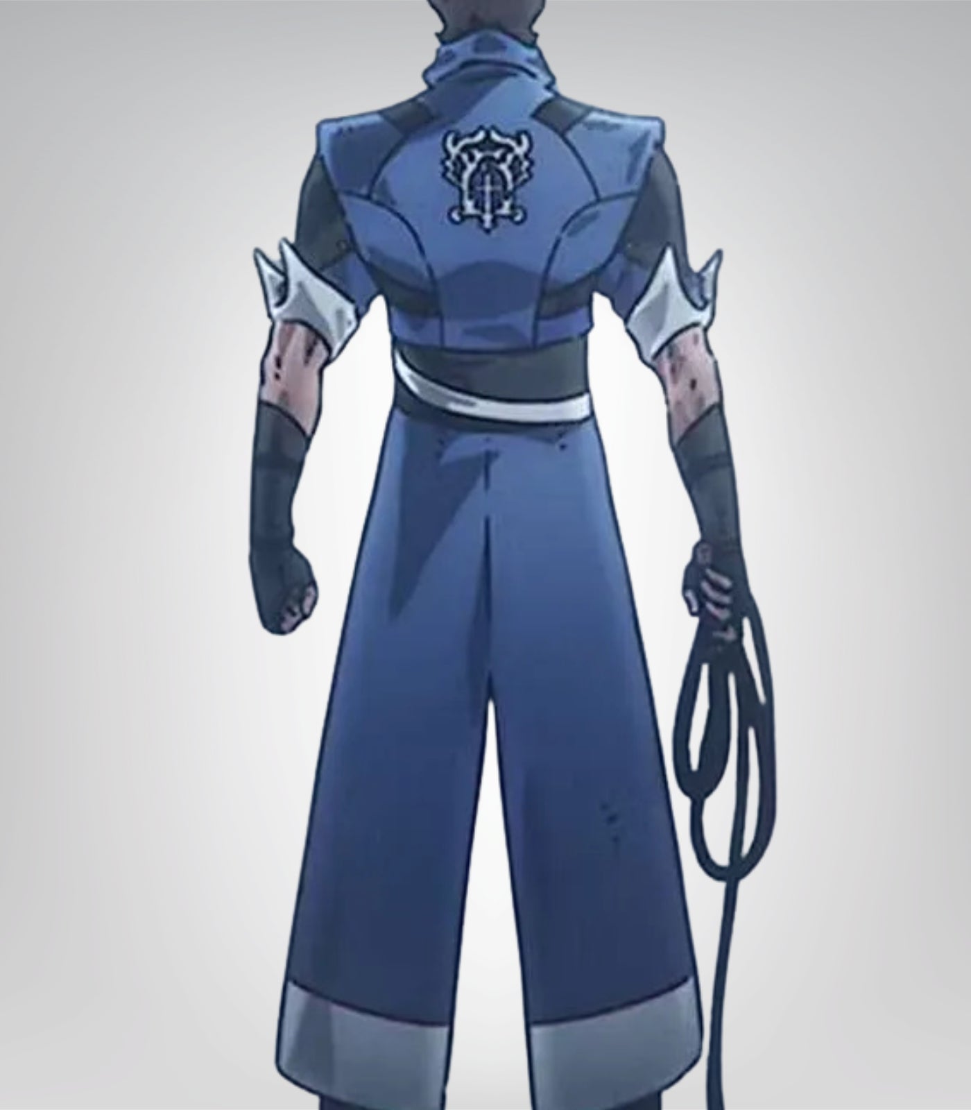 Castlevania Nocturne 2023 Richter Belmont Blue Trench Coat