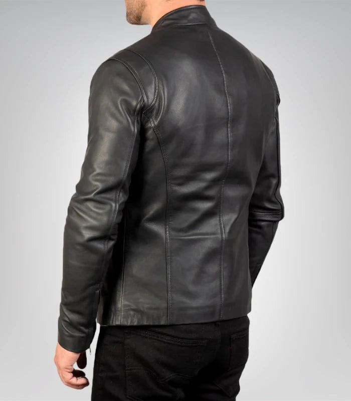Men's genuine leather outerwear – Ionic premium leather jacket