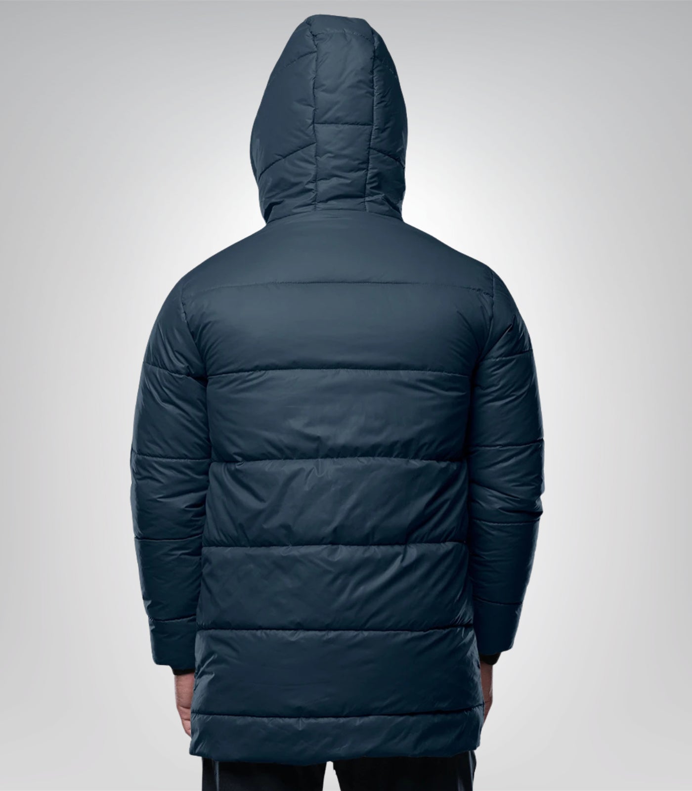 Alton Blue Men’s Hooded Puffer Coat Insulated Winter Parka, Water & Wind Resistant Jacket