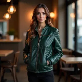 Women Quilted Leather Jackets