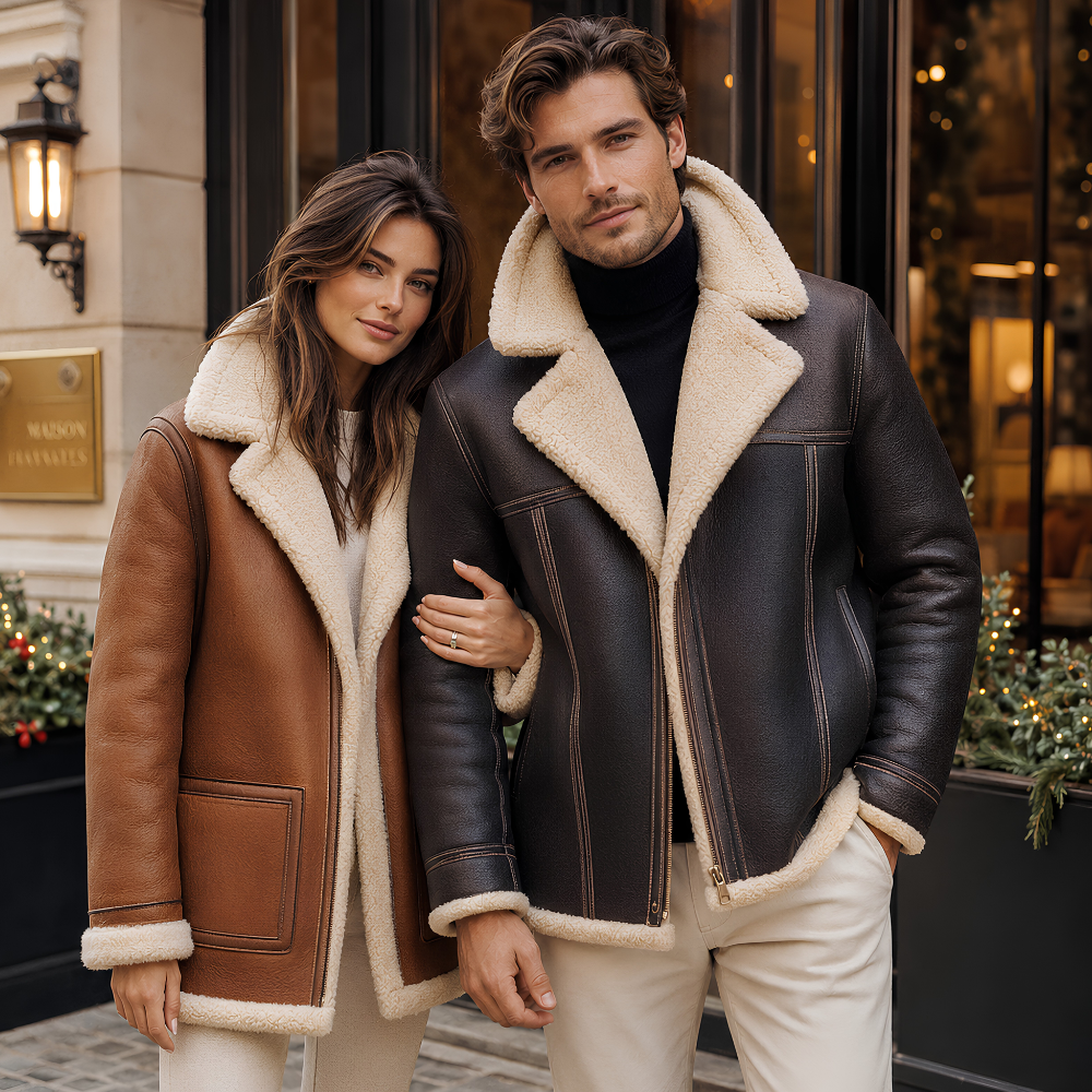 Shearling Jackets - Cozy Luxury