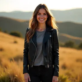 Womens Biker Leather Jackets