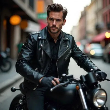 Men Biker Leather Jackets - Craftline Leathers