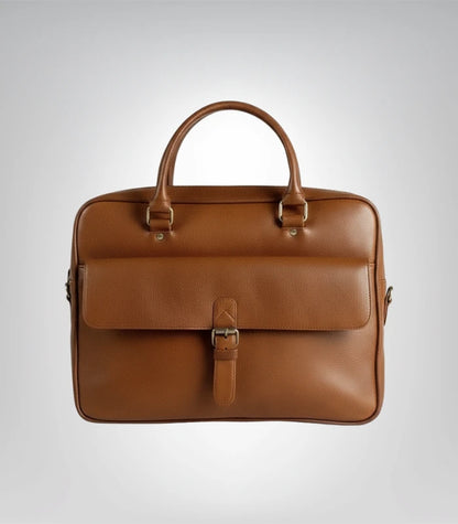 Heritage vintage leather briefcase for men – classic business style