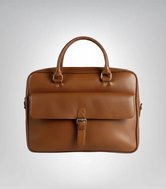 Heritage vintage leather briefcase for men – classic business style