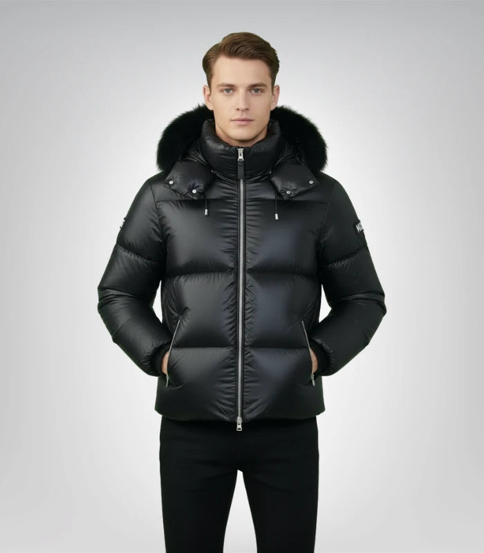 Stylish Mackage winter jacket with hood – insulated puffer design