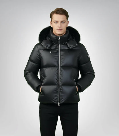 Stylish Mackage winter jacket with hood – insulated puffer design