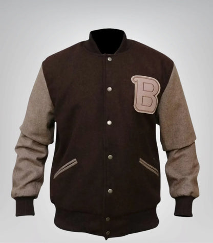 Hotline Miami Inspired Varsity Jacket – Retro Gaming Style