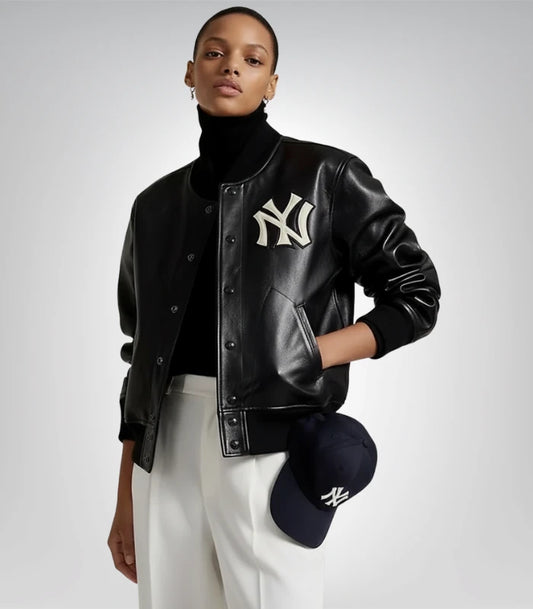 Polo Ralph Lauren Yankees leather jacket – iconic varsity style