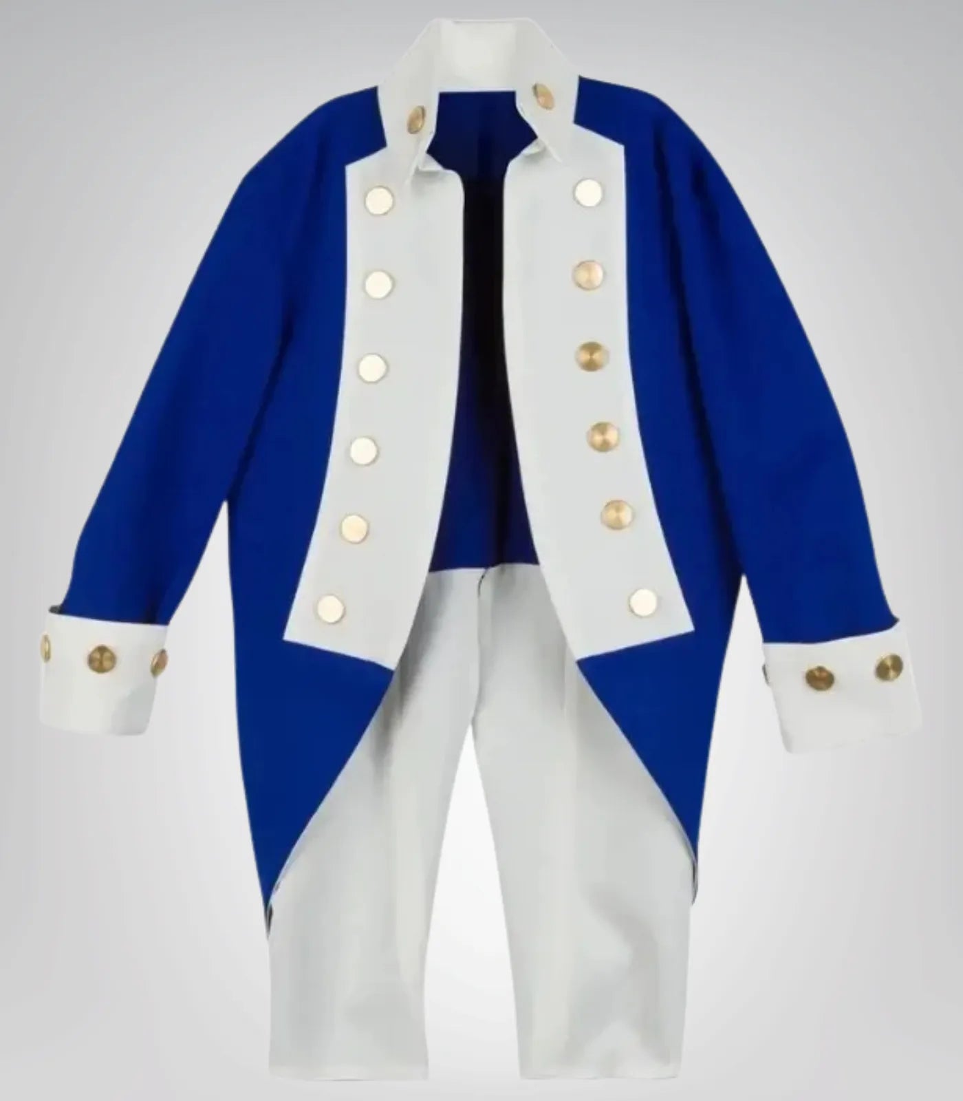Deluxe Kids American Revolutionary War Style Uniform Jacket