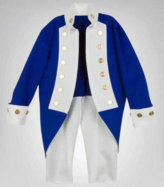 Deluxe Kids American Revolutionary War Style Uniform Jacket