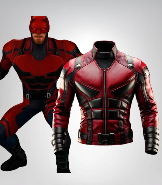 Daredevil Born Again red and black cosplay jacket – superhero costume