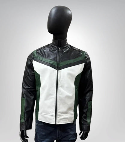 Guy Gardner Green Lantern leather jacket – superhero cosplay outerwear