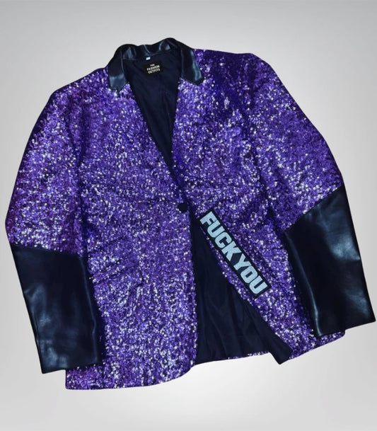 Papa Emeritus purple cosplay blazer – Ghost Band Rite concert outfit