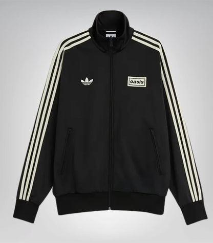 Retro-style Adidas Oasis track jacket with logo details