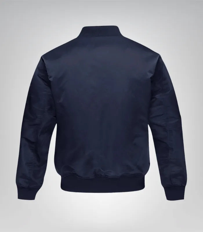Full zip quilted pilot jacket for men – premium bomber for casual and work use