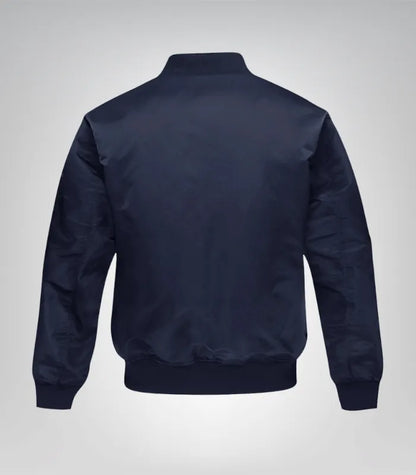 Full zip quilted pilot jacket for men – premium bomber for casual and work use