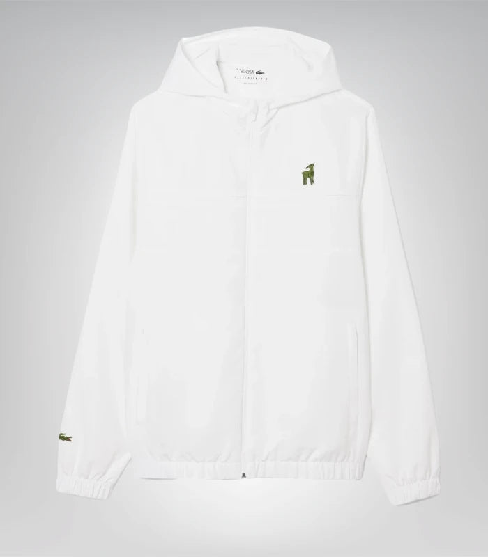 Stylish Lacoste Novak Djokovic 2025 tennis jacket