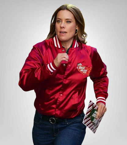 Ashley Williams Inspired Red Jacket – Jingle Bell Run Style