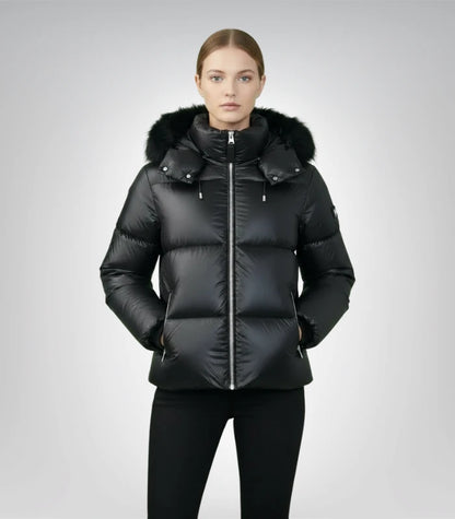 Premium down-filled Mackage puffer coat for men and women