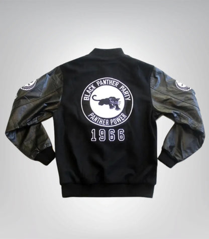Black Panther Party Inspired Varsity Style Jacket