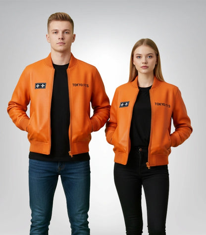 Real leather Oze Fire Force jacket inspired by anime character