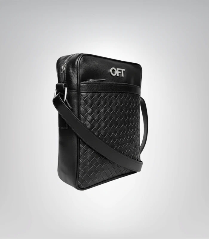 Royal Black Messenger Bag