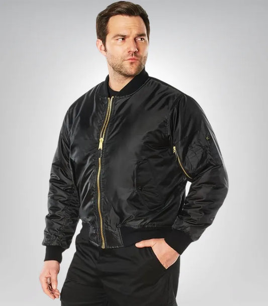 B3 shearling leather bomber jacket for men dark brown – RAF real sheepskin aviator flight pilot jacket