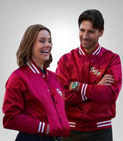 Ashley Williams Inspired Red Jacket – Jingle Bell Run Style