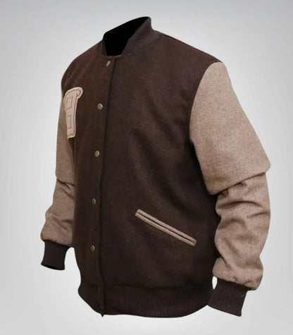 Hotline Miami Inspired Varsity Jacket – Retro Gaming Style