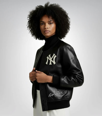 Men’s premium leather varsity jacket – Polo Ralph Lauren Yankees edition