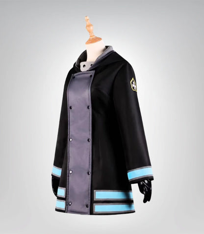 Maki Oze cosplay costume – black Fire Force jacket and pants