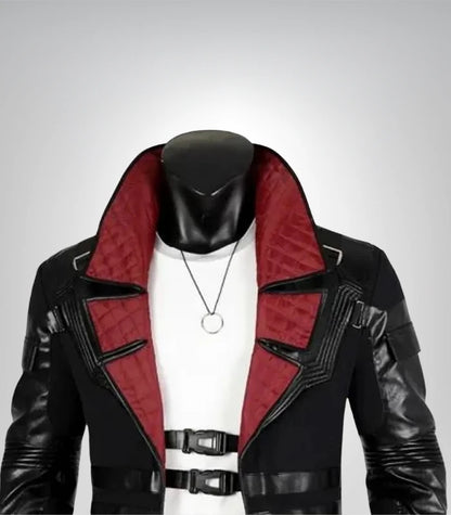 Solomon Reed Cyberpunk 2077 cosplay coat – black leather long jacket