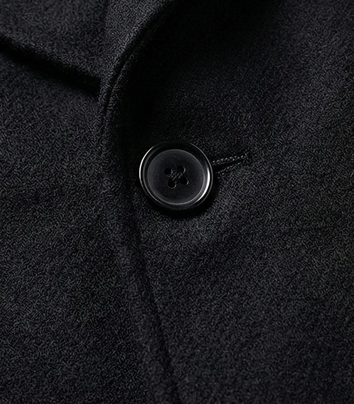 Men’s 1920s Gangster Black Wool Overcoat Shelby Style Long Coat