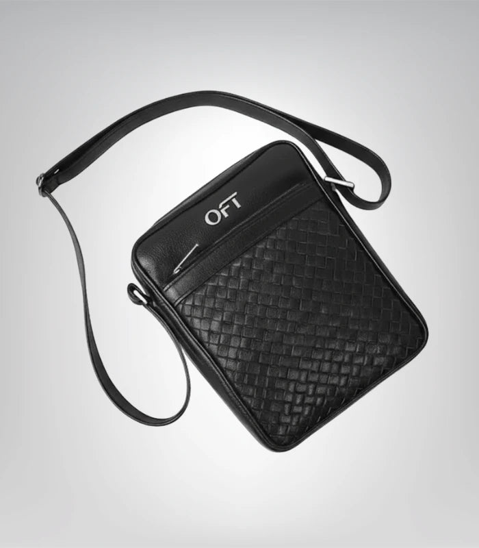 Royal Black Messenger Bag
