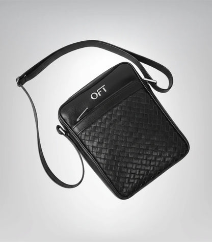 Royal Black Messenger Bag