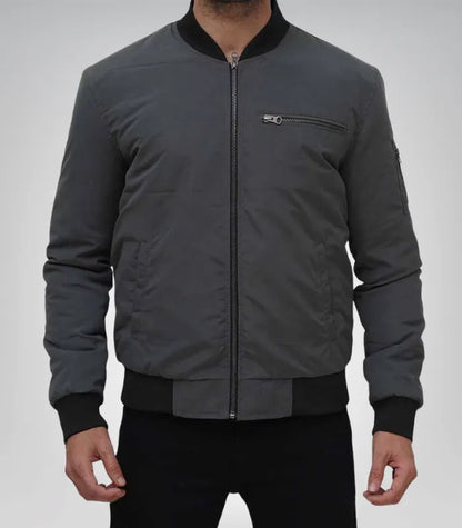 Stylish men’s MA-1 bomber jacket – reversible pilot outerwear