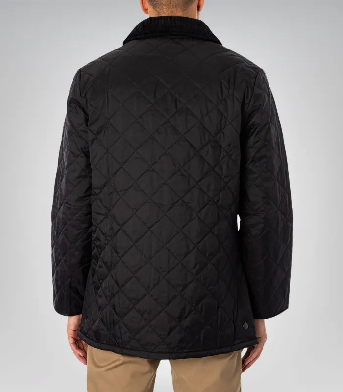 Stylish Barbour Liddesdale black quilted jacket – timeless lightweight coat