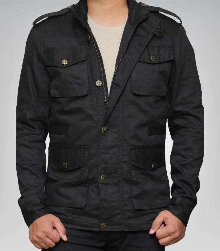 Stylish black tactical jacket – Jon Bernthal Daredevil cosplay design