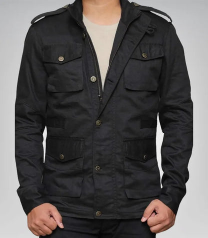 Stylish black tactical jacket – Jon Bernthal Daredevil cosplay design