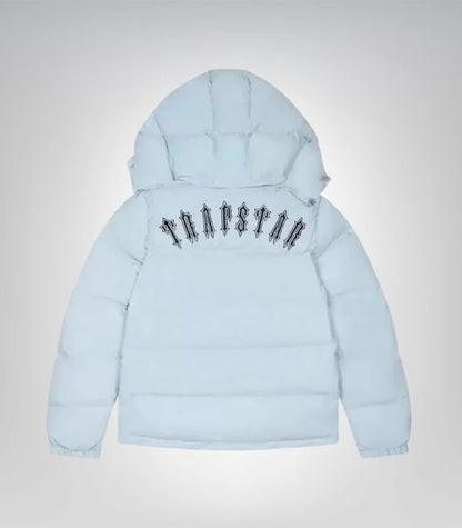 Stylish Trapstar puffer jacket for men – detachable hood design