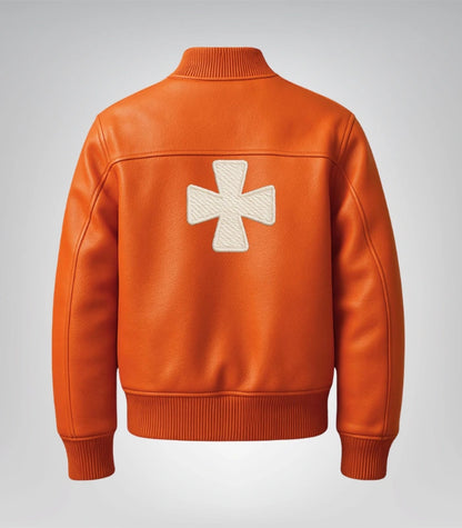Oze Fire Force Leather Jacket | Handmade Genuine Sheepskin Cosplay