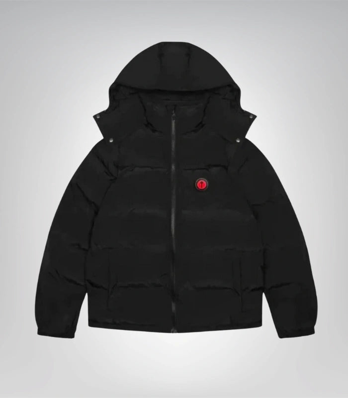 Black Trapstar Irongate Puffer Jacket Gloss