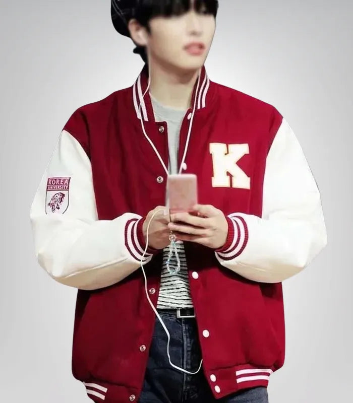 Korea University Inspired College Varsity Jacket