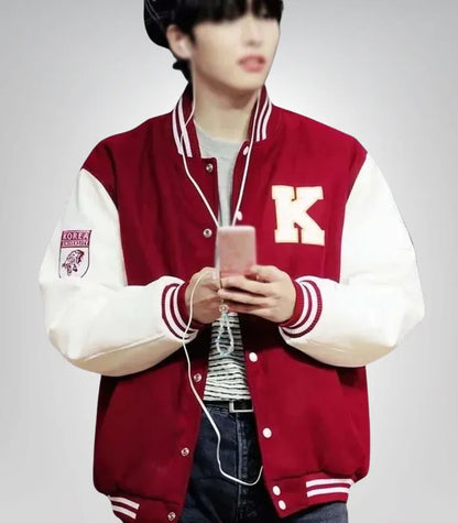 Korea University Inspired College Varsity Jacket