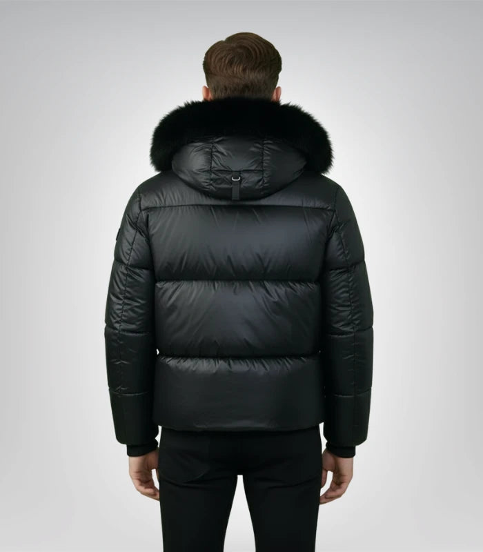 Warm hooded puffer jacket by Mackage – luxury winter outerwear