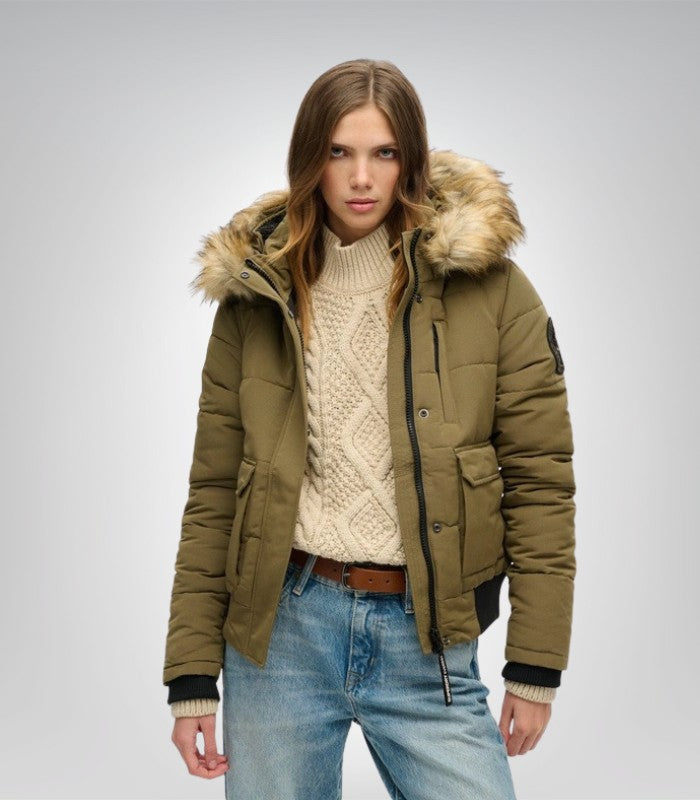 Everest Hooded Bomber Jacket