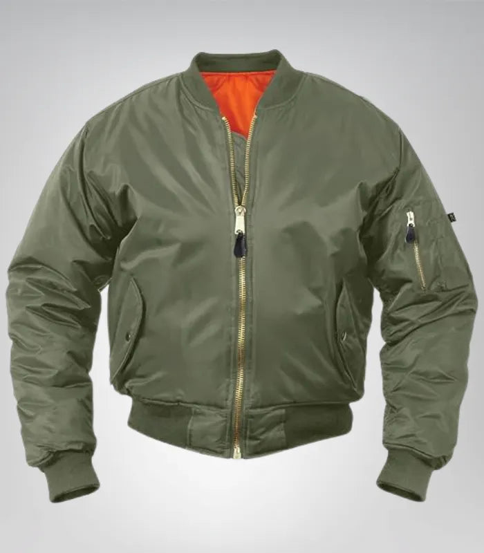Men’s vintage dark brown sheepskin bomber – RAF B3 aviator flight jacket
