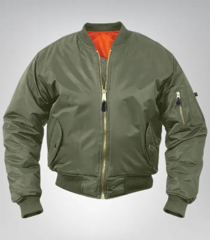 Men’s vintage dark brown sheepskin bomber – RAF B3 aviator flight jacket